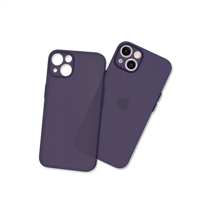 BUĞZ İphone 14 Plus Kılıf Puma Silikon - Koyu Mor