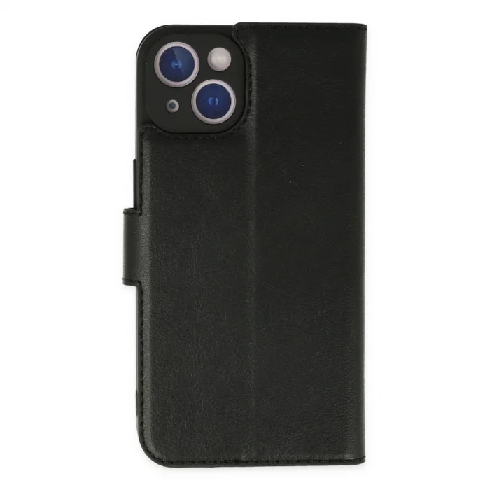 BUĞZ İphone 14 Plus Kılıf Trend S Plus Kapaklı Kılıf - Siyah