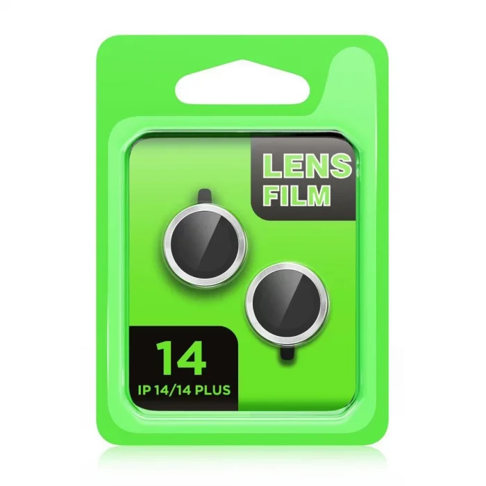 BUĞZ İphone 14 Plus Raze Metal Kamera Lens - Gümüş