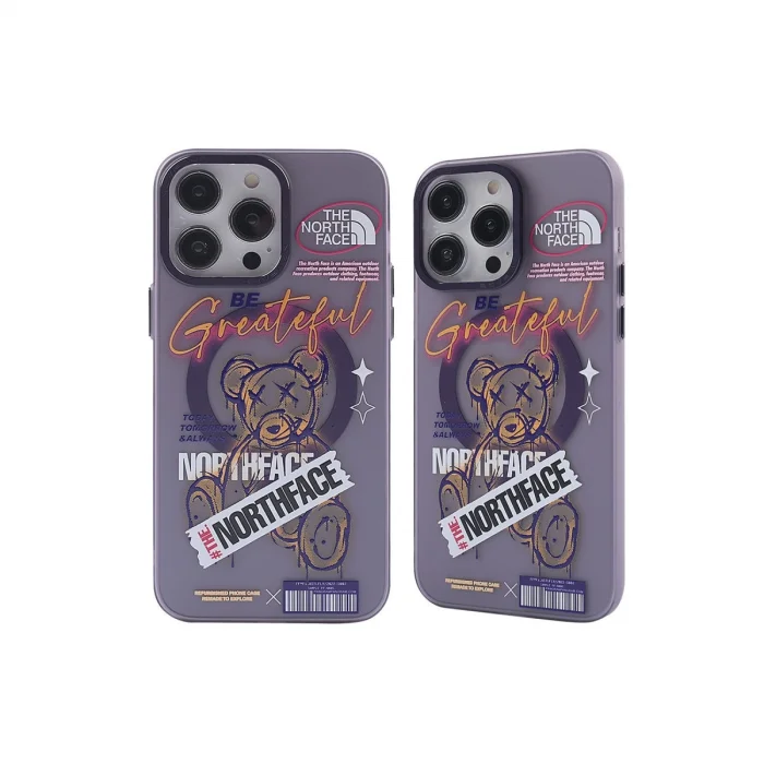 BUĞZ İphone 14 Pro Kılıf Apollo Magneticsafe Desenli Kapak - Apollo Mor - 2