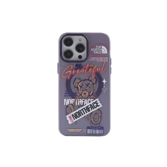BUĞZ İphone 14 Pro Kılıf Apollo Magneticsafe Desenli Kapak - Apollo Mor - 2