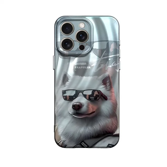 BUĞZ İphone 14 Pro Kılıf Crew Desenli Kapak - Köpek