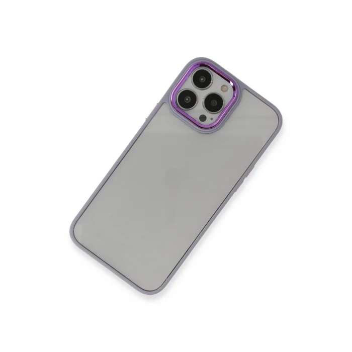 BUĞZ İphone 14 Pro Kılıf Dora Kapak - Lila