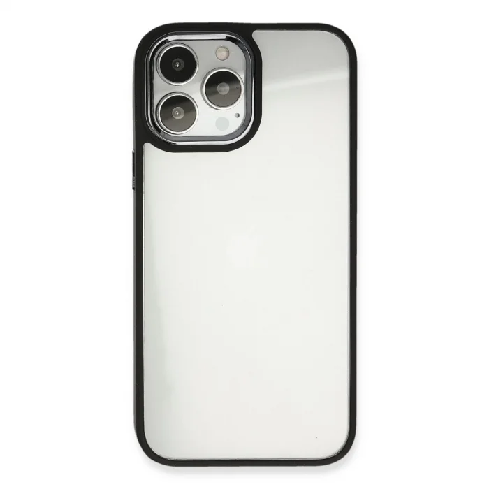 BUĞZ İphone 14 Pro Kılıf Dora Kapak - Siyah