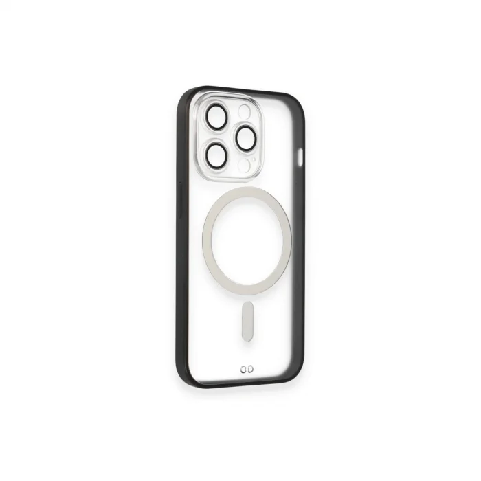 BUĞZ İphone 14 Pro Kılıf Grand Magneticsafe Kapak - Siyah