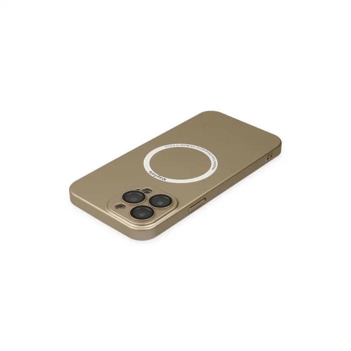 BUĞZ İphone 14 Pro Kılıf Jack Magneticsafe Lens Silikon - Gold