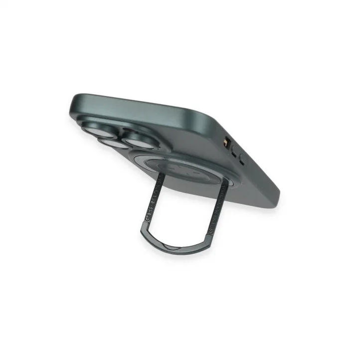 BUĞZ İphone 14 Pro Kılıf Lukka Magneticsafe Kapak - Koyu Yeşil