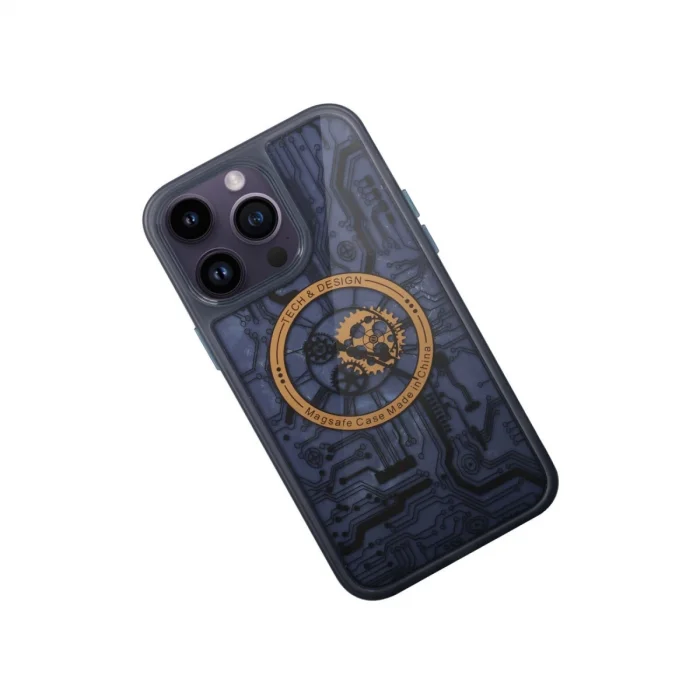 BUĞZ İphone 14 Pro Kılıf Magic Magneticsafe Silikon - Siyah