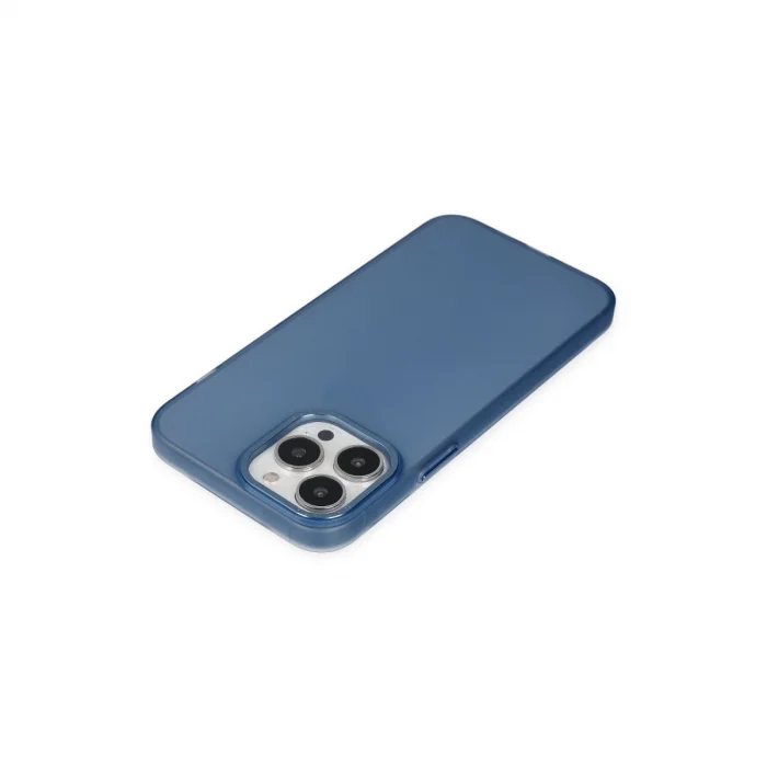 BUĞZ İphone 14 Pro Kılıf Modos Metal Kapak - Lacivert