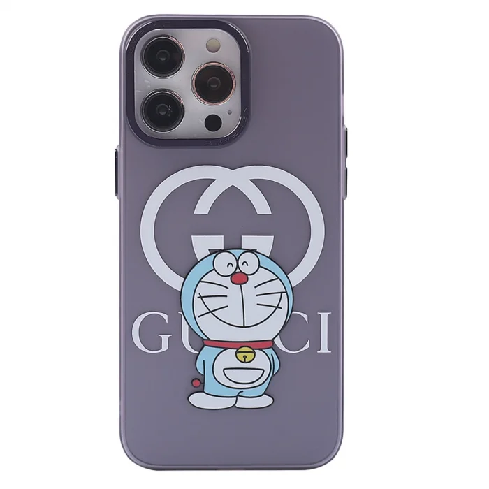 BUĞZ İphone 14 Pro Kılıf Prada Desenli Kapak - Prada Mor - 3