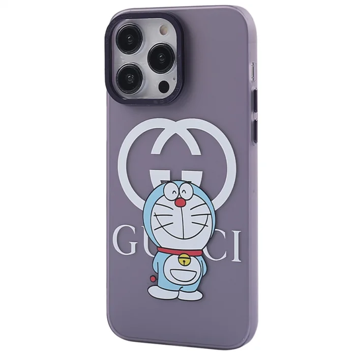 BUĞZ İphone 14 Pro Kılıf Prada Desenli Kapak - Prada Mor - 3