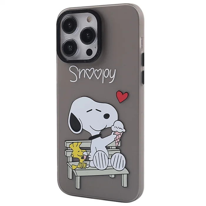 BUĞZ İphone 14 Pro Kılıf Prada Desenli Kapak - Prada Siyah - 2