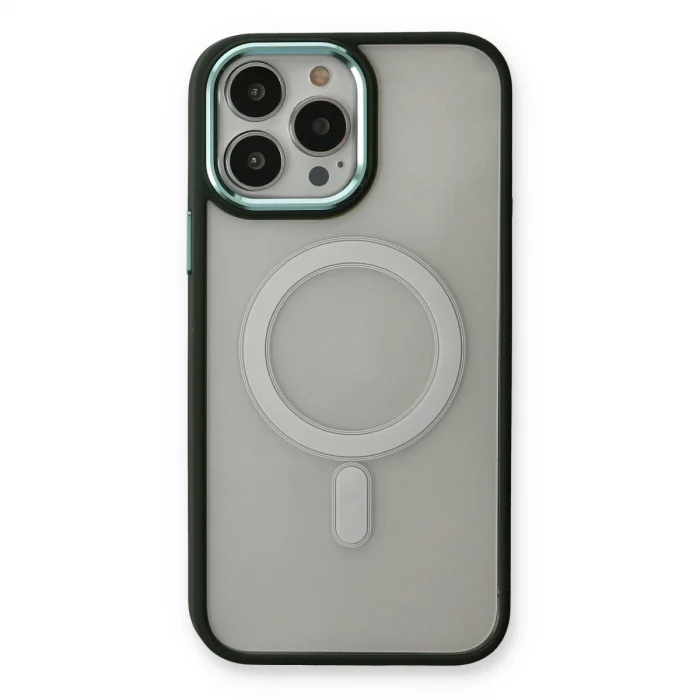 BUĞZ İphone 14 Pro Kılıf Room Magneticsafe Silikon - Köknar Yeşili