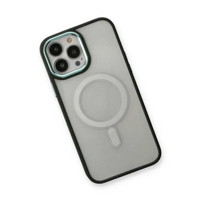 BUĞZ İphone 14 Pro Kılıf Room Magneticsafe Silikon - Köknar Yeşili