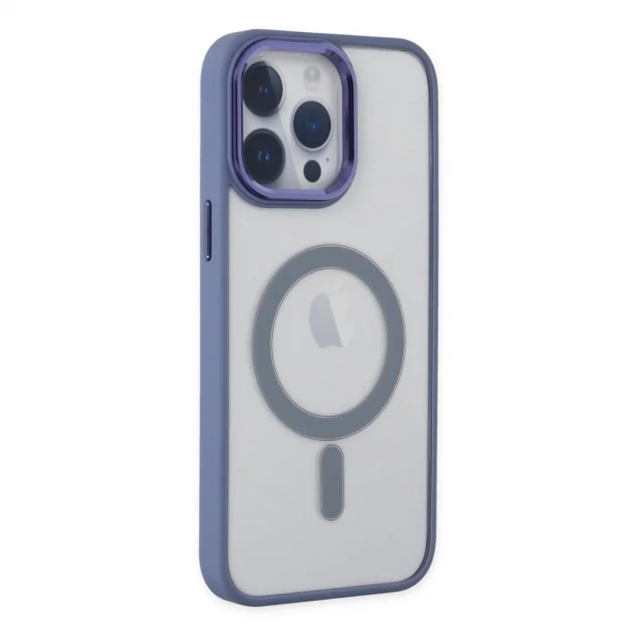 BUĞZ İphone 14 Pro Kılıf Room Magneticsafe Silikon - Sierra Blue