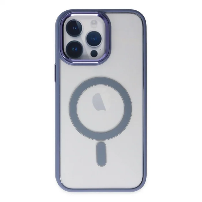 BUĞZ İphone 14 Pro Kılıf Room Magneticsafe Silikon - Sierra Blue