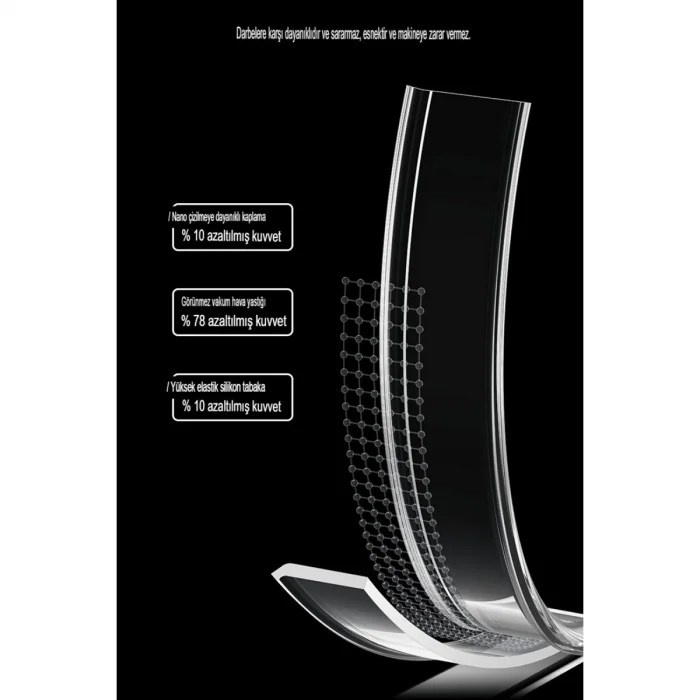 BUĞZ İphone 14 Pro Kılıf Tron Şeffaf Magsafe Kapak - Derin Mor