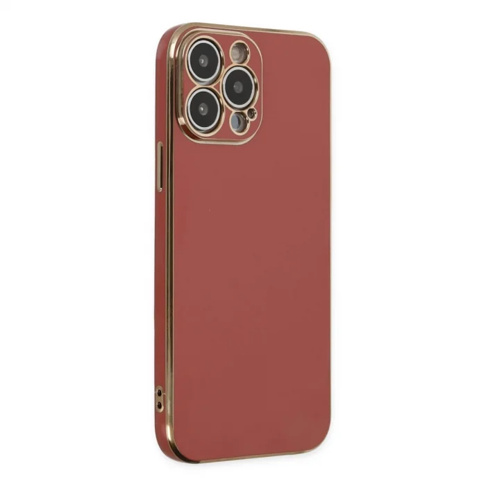 BUĞZ İphone 14 Pro Kılıf Volet Silikon - Kırmızı