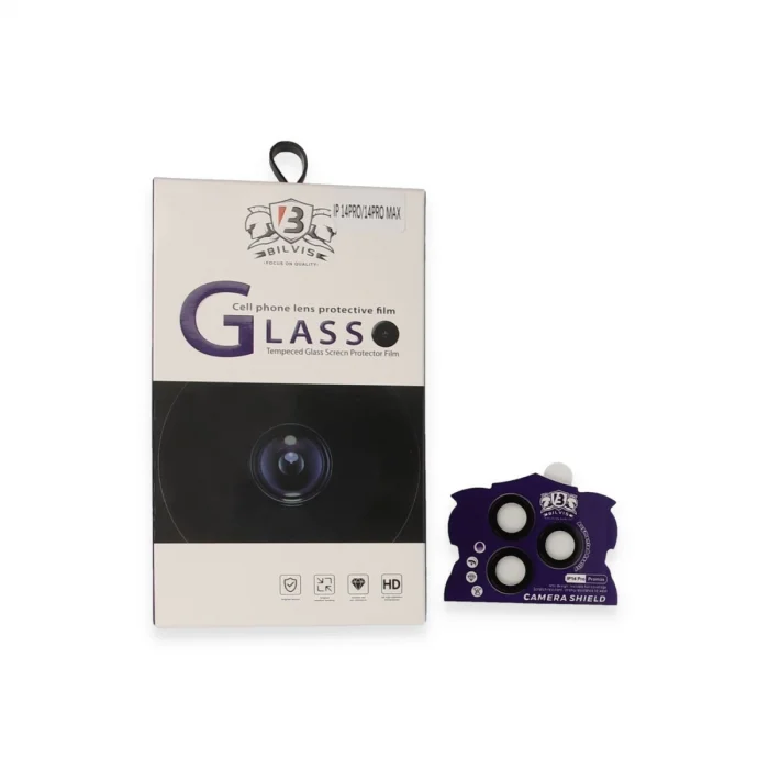 BUĞZ İphone 14 Pro Max Bilvis Titan Kamera Lens - Siyah