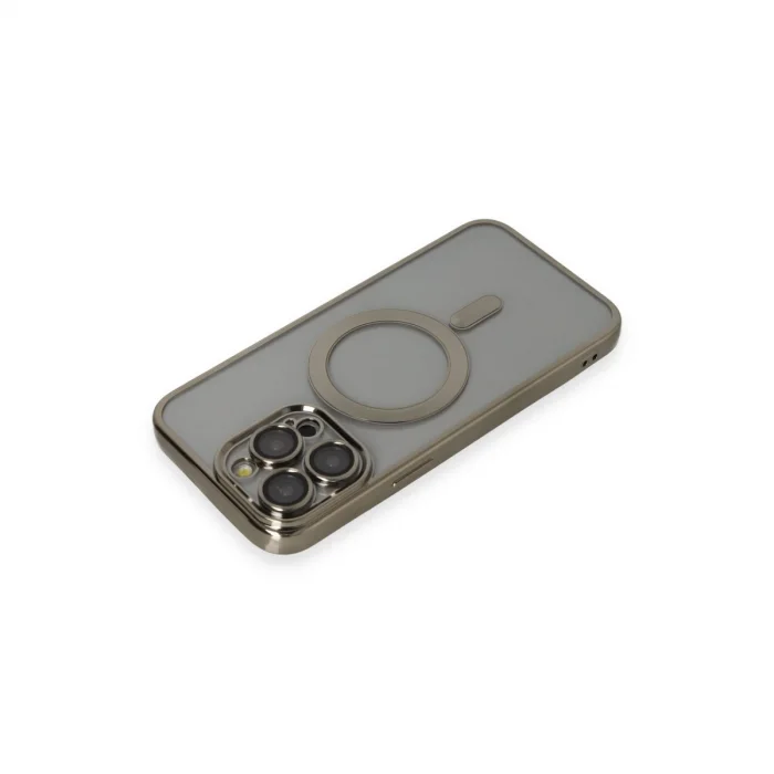 BUĞZ İphone 14 Pro Max Kılıf Kross Magneticsafe Kapak - Titan Gri