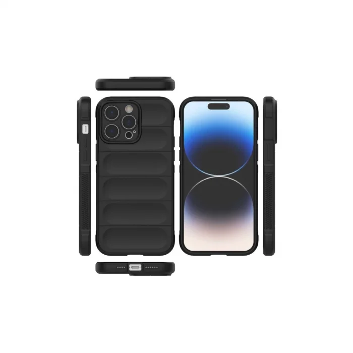BUĞZ İphone 14 Pro Max Kılıf Optimum Silikon - Siyah