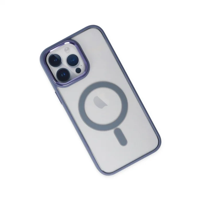 BUĞZ İphone 14 Pro Max Kılıf Room Magneticsafe Silikon - Sierra Blue