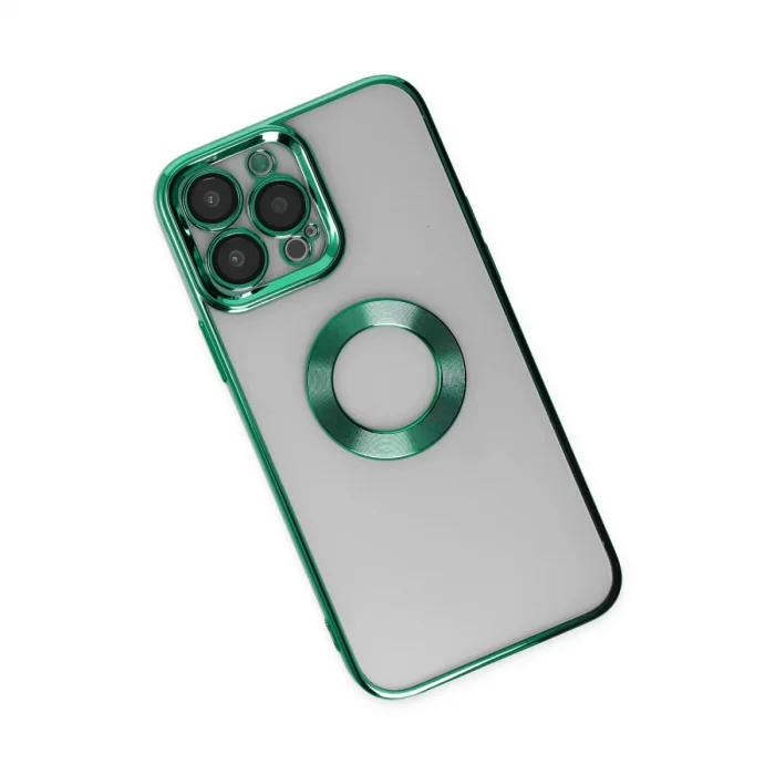 BUĞZ İphone 14 Pro Max Kılıf Slot Silikon - Köknar Yeşili