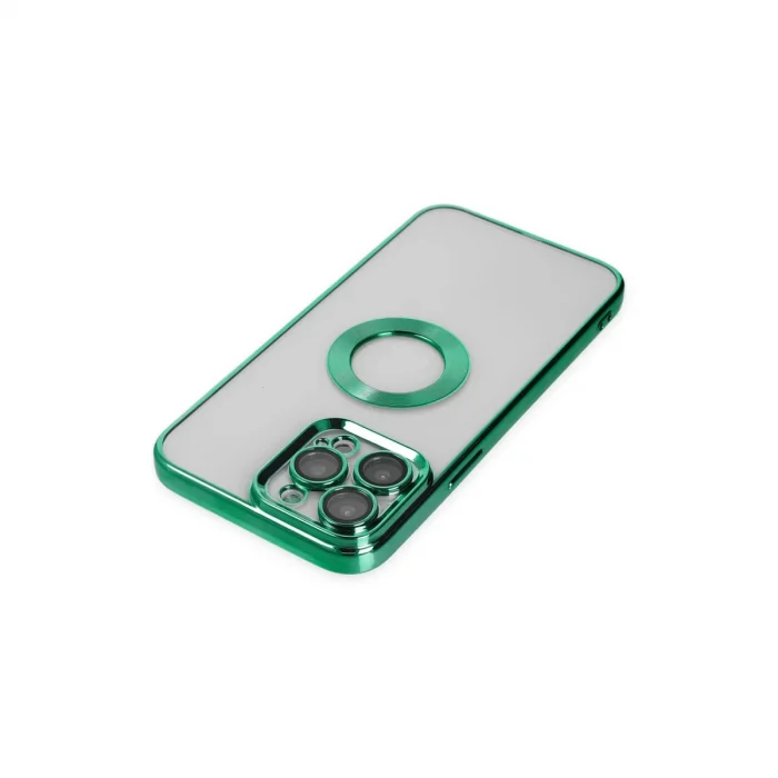 BUĞZ İphone 14 Pro Max Kılıf Slot Silikon - Köknar Yeşili