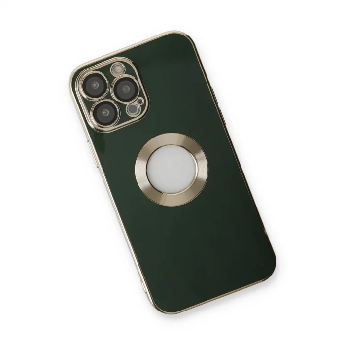 BUĞZ İphone 14 Pro Max Kılıf Store Silikon - Yeşil