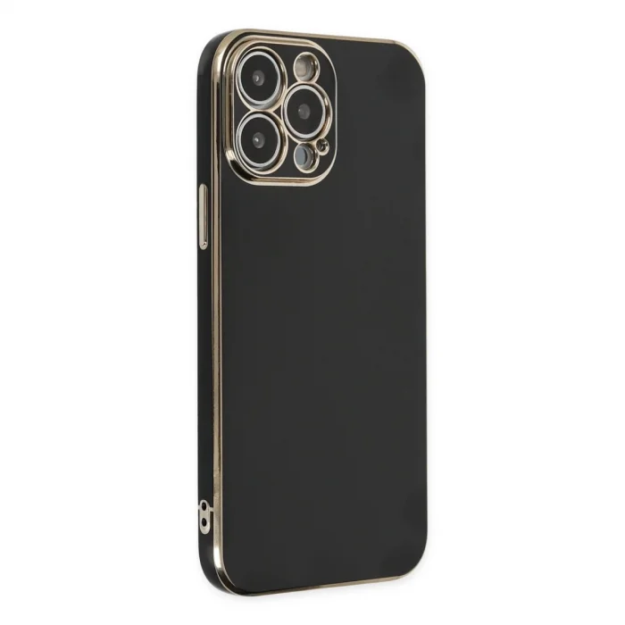 BUĞZ İphone 14 Pro Max Kılıf Volet Silikon - Siyah