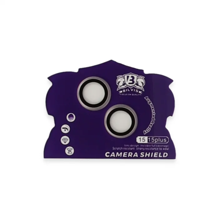 BUĞZ İphone 15 Bilvis Titan Kamera Lens - Pembe