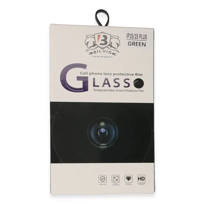 BUĞZ İphone 15 Bilvis Titan Kamera Lens - Yeşil