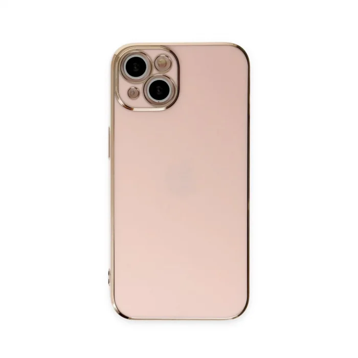 BUĞZ İphone 15 Kılıf Volet Silikon - Pembe