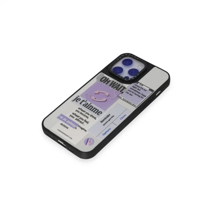 BUĞZ İphone 15 Pro Kılıf Mirror Desenli Kapak - Mirror - 4