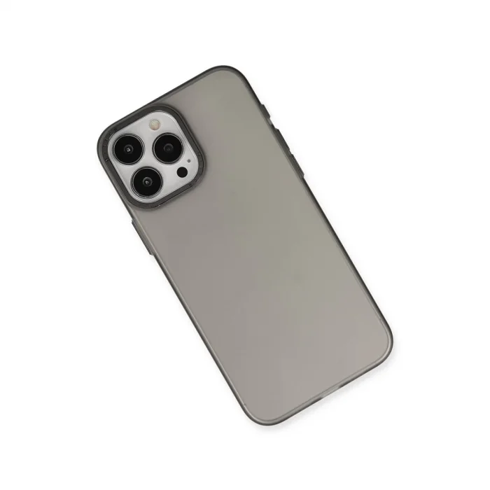 BUĞZ İphone 15 Pro Kılıf Modos Metal Kapak - Siyah