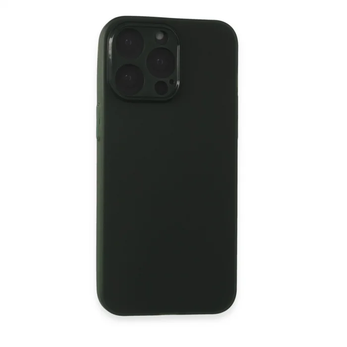 BUĞZ İphone 15 Pro Kılıf Puma Silikon - Yeşil