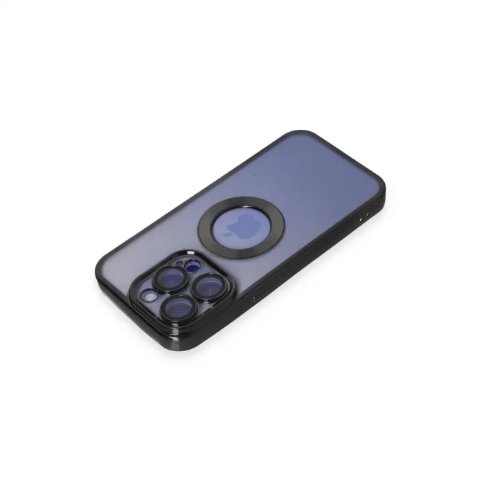 BUĞZ İphone 15 Pro Kılıf Slot Silikon - Siyah