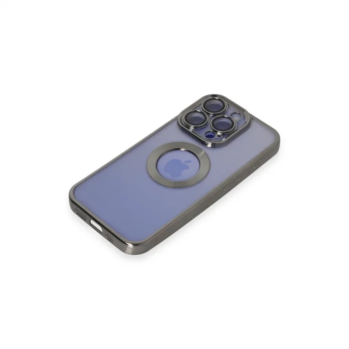 BUĞZ İphone 15 Pro Kılıf Slot Silikon - Titan Gri