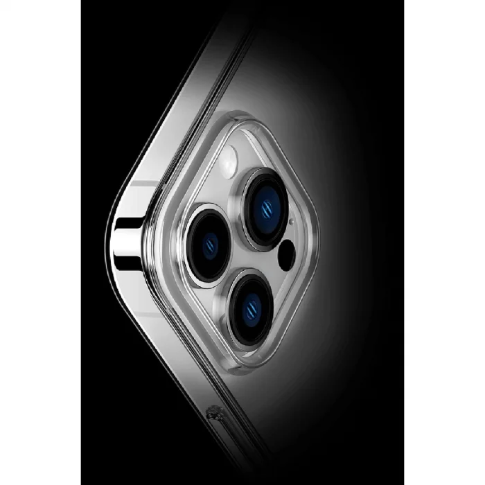 BUĞZ İphone 15 Pro Kılıf Tron Şeffaf Magsafe Kapak - Şeffaf