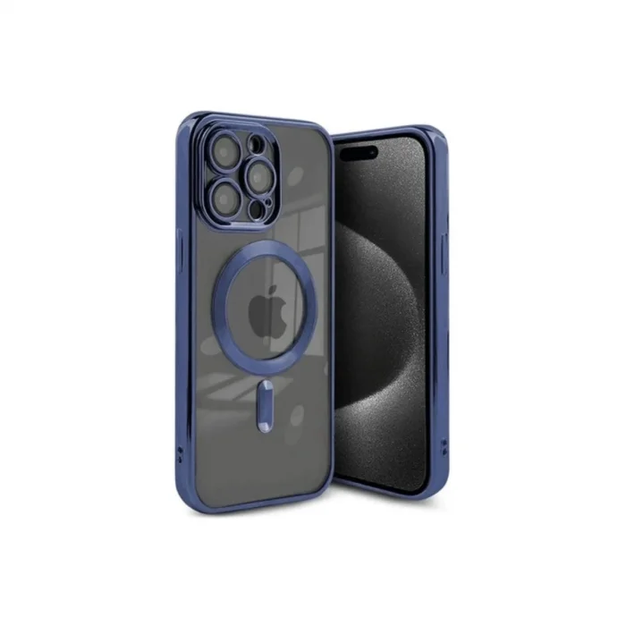 BUĞZ İphone 15 Pro Max Kılıf Kross Magneticsafe Kapak - Lacivert