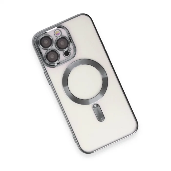 BUĞZ İphone 15 Pro Max Kılıf Kross Magneticsafe Kapak - Titan Gri