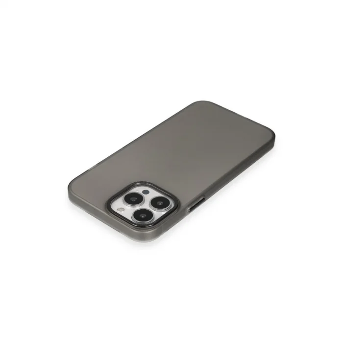 BUĞZ İphone 15 Pro Max Kılıf Modos Metal Kapak - Siyah