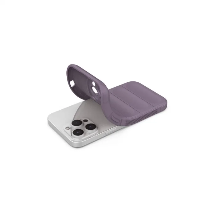 BUĞZ İphone 15 Pro Max Kılıf Optimum Silikon - Mor