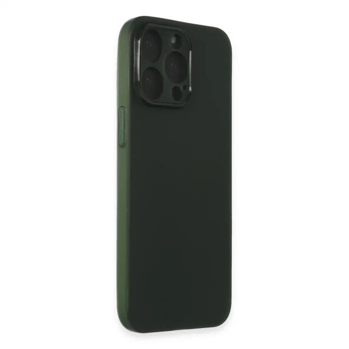 BUĞZ İphone 15 Pro Max Kılıf Puma Silikon - Yeşil