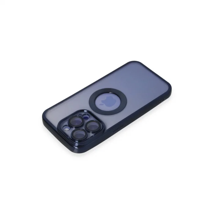 BUĞZ İphone 15 Pro Max Kılıf Slot Silikon - Lacivert