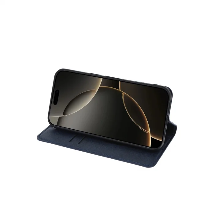 BUĞZ İphone 15 Pro Max Kılıf Trend S Plus Kapaklı Kılıf - Lacivert