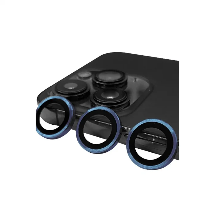 BUĞZ İphone 15 Pro Max Raze Metal Kamera Lens - Lacivert