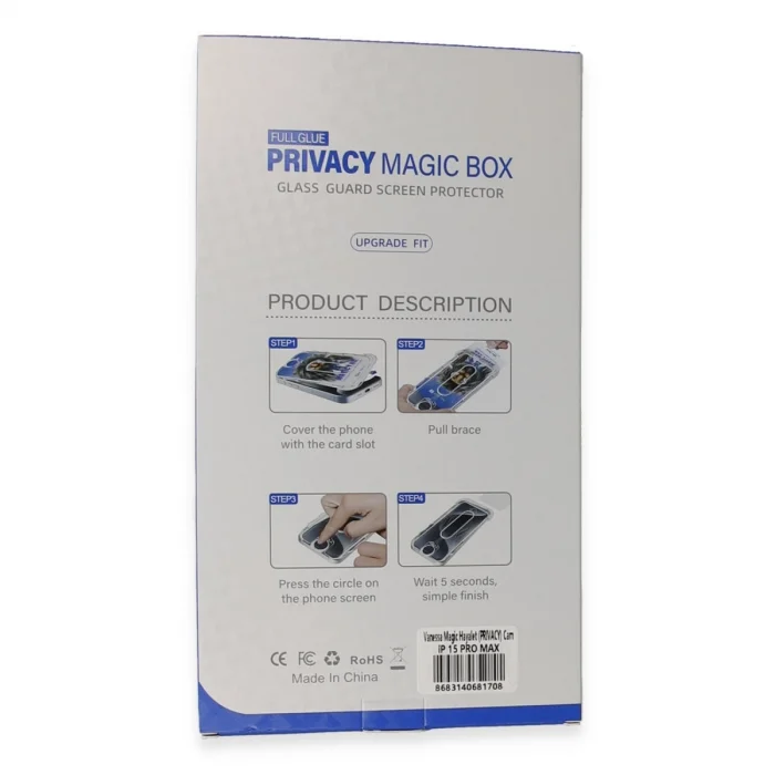 BUĞZ İphone 15 Pro Max Vanessa Magic Hayalet Cam
