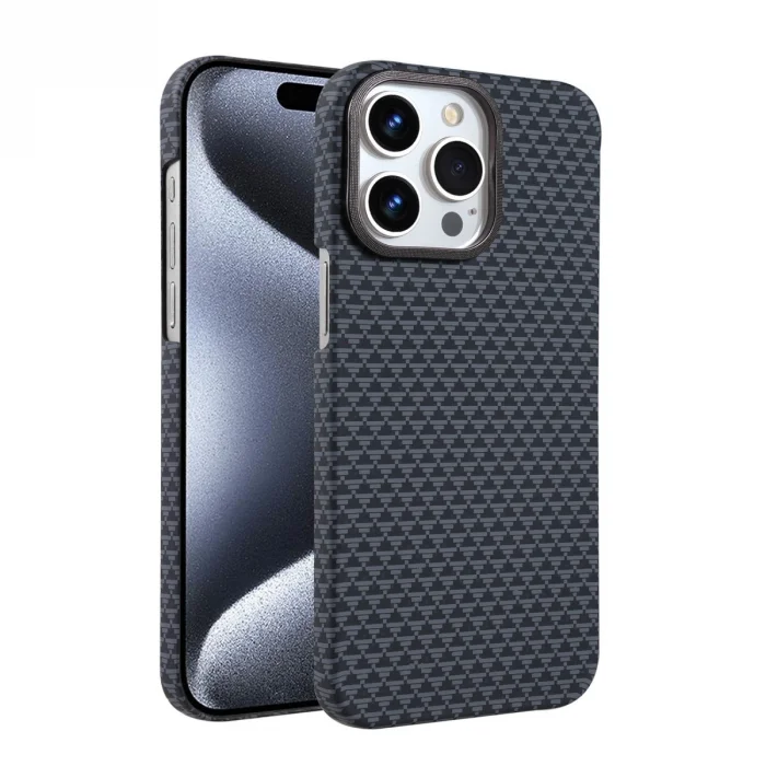 BUĞZ İphone 15 Pro Max Vega Magsafe Kapak - Gri