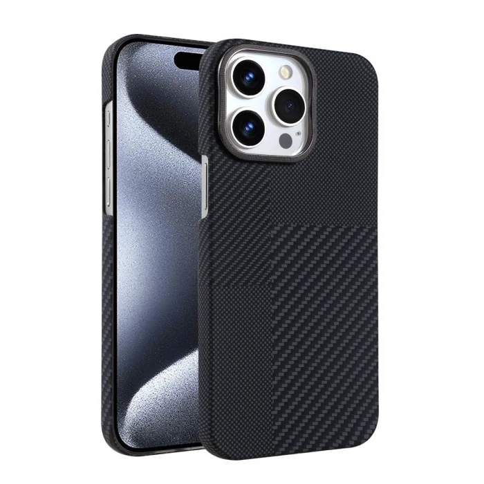 BUĞZ İphone 15 Pro Max Vega Magsafe Kapak - Siyah